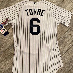 NY Yankees Joe Torre Autographed Jersey